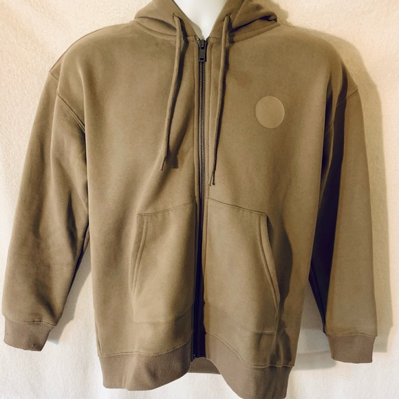 New Oak & Fort Beige Sweatshirt w/ Circle Print OS - Picture 1 of 5